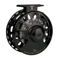 Tibor Signature Series Fly Reel in Black and Graphite